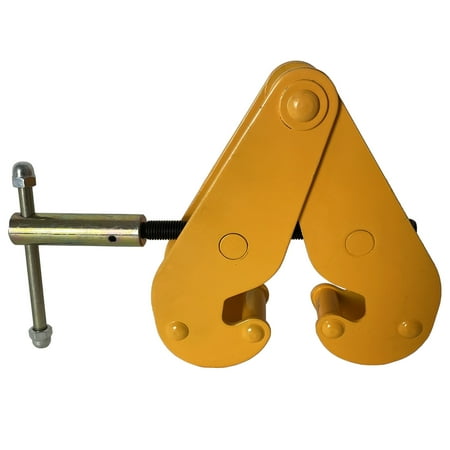 

INTBUYING 1T V-Lift Industrial I-Beam Clamp Rail Clamp YC Type Rail Tongs