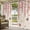 Pink Red Beige, variant on 1 Panel Outdoor Curtains for Patio Waterproof 54"x95" Butterfly Flower Weatherproof Privacy Outsides Curtains, Farmhouse Country Pink Floral on Linen Grommet Thermal Drapes for Cabana Porch Pergola
