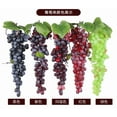 thumbnail image 5 of suxuMhao Artificial Grapes,5 Packs 6.3 IN Simulation Fruit,24-Grapes Bunch Fake Fruits,Faux Fruit for Home Decor,Artificial Fruits & Vegetables Decor Fruit for Holiday & Retail Display, Green, 5 of 5
