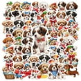 thumbnail image 3 of 35pcs-70pcs Adorable Puppies Stickers Animal Cartoon Stickers Fun Decals for Luggage Suitcase Laptop, 3 of 9
