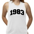thumbnail image 2 of 1983 College Style Women's Muscle Tank Medium White, 2 of 5