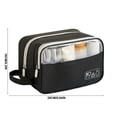 thumbnail image 3 of Fmbmuo Travel Cosmetic Storage , Reusable Waterproof Makeup Organizer Bag Multifunctional Zipper Toiletry Case For Travel Daily Use, 3 of 7