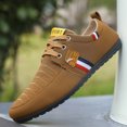 thumbnail image 2 of Zapatos informales para hombre, Zapatillas bajas con cordones para hombre, zapatillas De lona transpirables para exteriores, zapatos antideslizantes para caminar para hombre, Zapatillas De Deporte, 2 of 5