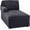 Dark Gray, variant on Left/Right Thick L Shape Sofa Chaise Cover, Stretch Protector for Living Room, Slipcover Lounge Couch Cover Machine Washable (Black, Lounger Left)