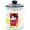 Amber, variant on Silver Buffalo Sanrio Hello Kitty Halloween Spooky Frankenstein Frankenkitty Ceramic Cookie Snack Candy Jar with Airtight Bamboo Lid (Small)