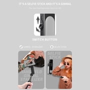Professional Gimbal Stabilizer for Smartphone Cell Phone Handheld Gimbal Stick with Grip for Ideal for Vlog Live Video