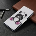 thumbnail image 4 of Dteck Case For Samsung Galaxy A71 4G (6.7 inch), Magnetic Patterned Folio PU Leather Wallet Case Card Slots Pocket Flip Stand Protective Phone Cover ,Panda, 4 of 5
