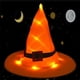 thumbnail image 3 of Colgante De Halloween Iluminado Sombreros De Brujas Que Brillan Intensamente Luces De Cadena Decoración De Halloween Para Ventanas Techos Árboles Eigraketly HA037244-00, 3 of 6