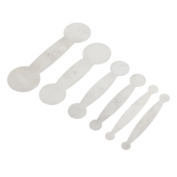 Anillos de nivelación para clarinete, Kit de herramientas de reparación de almohadillas de Metal, accesorios para instrumentos de viento de madera, 6 uds.