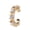 Golden, variant on Grandest Birch 1Pc Women Rhinestone Ear Clip on Cuff Earrings Non-Piercing Jewelry Alloy, Rhinestone Silver