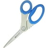 Westcott Soft Handle Bent Scissors With Antimicrobial Protection, Blue, 8"