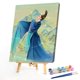 thumbnail image 2 of Cuadros Decorativos Kit de pintura al óleo de bailarina clásica por números DIY pintado a mano sobre lienzo arte de pared Likrtyny embutido en tela, 2 of 9