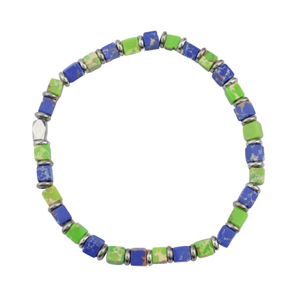 Pulsera de cuentas de colores para parejas – Pulsera elástica con piedras – Ideal para tu ser querido