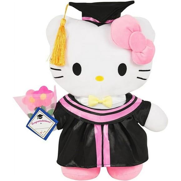 Peluche de Graduation, 11.8in Mignonne Poupée en Peluche de Graduation, Peluche de Chat pour les Filles de Graduation et les Fans Cadeaux d'Anniversaire pour les Enfants Meilleur Cadeau pour les Enfants Enfants Adultes