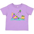 thumbnail image 3 of Inktastic Cute Frogs in a Umbrella with Boots Boys or Girls Toddler T-Shirt, 3 of 5