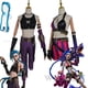 thumbnail image 4 of Disfraz de Cosplay del juego de anime LOL Arcane, disfraz de Cosplay de Crit Loli Jinx, disfraz de Cosplay de Loose Cannon, zapatos, peluca, disfraz de Carnaval sexy para mujer, 4 of 5