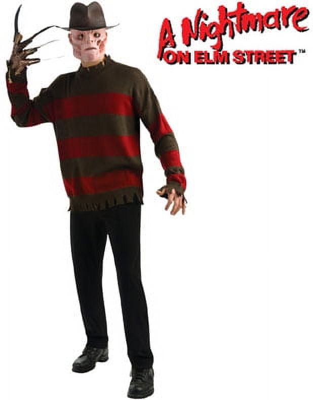 Deluxe Freddy Krueger Sweater Adult Costume X Large Walmart