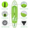 thumbnail image 3 of Famistar 12' Inflatable Stand Up Paddle Board SUP w/ 3 Fins, Adjustable Paddle, Pump & Carrying Backpack, 3 of 13