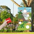 thumbnail image 2 of S SERENABLE Jeu de Lancer de Sacs Dinosaure pour Enfants Fournitures de Fête Familiale Réutilisables, 2 of 9