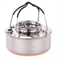 thumbnail image 1 of Stainless Steel Camping Kettle Portable Outdoor Camping Kettle 0.9L, 1 of 5