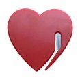 thumbnail image 6 of Sylvtty Christmas Paper Cutters Heart-Shaped Envelope Opener Gift Wrapping Tool Safe Plastic Paper Trimmer for Craft Letters Wrapping, 6 of 6