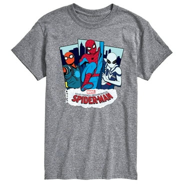 Marvel Your Friendly Neighborhood Spider-Man - Spider Suits - Adult Short Sleeve Graphic T-Shirt