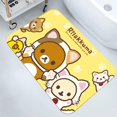 thumbnail image 2 of Alfombra de baño Rilakkuma para el hogar, felpudo Kawaii para pasillo, sala de estar, entrada, antideslizante, decoraciones para balcón Fivean unisex, 2 of 2