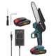 thumbnail image 2 of Madera de 21V 6 Pulgadas Sierras de Poda Eléctrica Portátiles Recargables de Madera Pequeña que divide la motosierra para carpintería con una mano para la carpintería para la la, 2 of 7