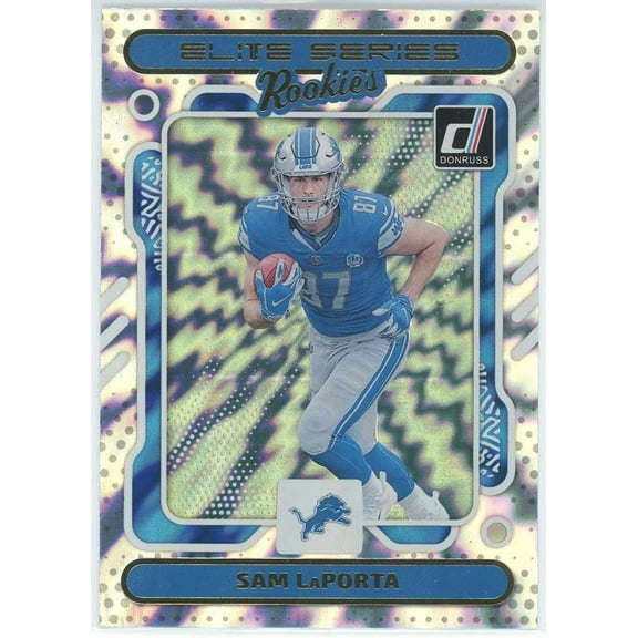 NFL 2023 Panini Donruss Football Sam LaPorta #12 (Elite Series Rookies)
