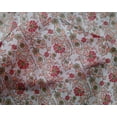thumbnail image 4 of oneOone Silk Tabby Fabric Leaves & Floral Block Print Sewing Fabric BTY 42 Inch Wide, 4 of 4