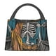 thumbnail image 1 of Easygdp Coffee-Drinking Skull Bolsa de Almuerzo Insulada Reutilizable, Bolsa de Mano y Bandolera para Oficina, Trabajo, Viajes, 1 of 6