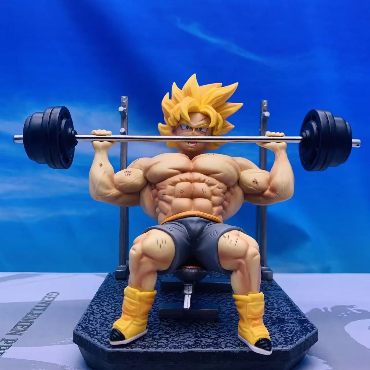 Dragon Ball Goku Gohan Vegeta Figures Muscle Fitness Anime Figure Super Saiyan DBZ Action Figurine PVC Statue Model Toy Gift Walmart