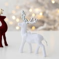 thumbnail image 4 of Adornos de renos ligeros Wosthever decoración de Navidad color champán, 4 of 6