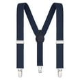 thumbnail image 1 of Buyless Fashion Adjustable Suspenders for Kids Toddlers Baby Elastic Solid Color 1 Inch - Y Back Design, 1 of 7