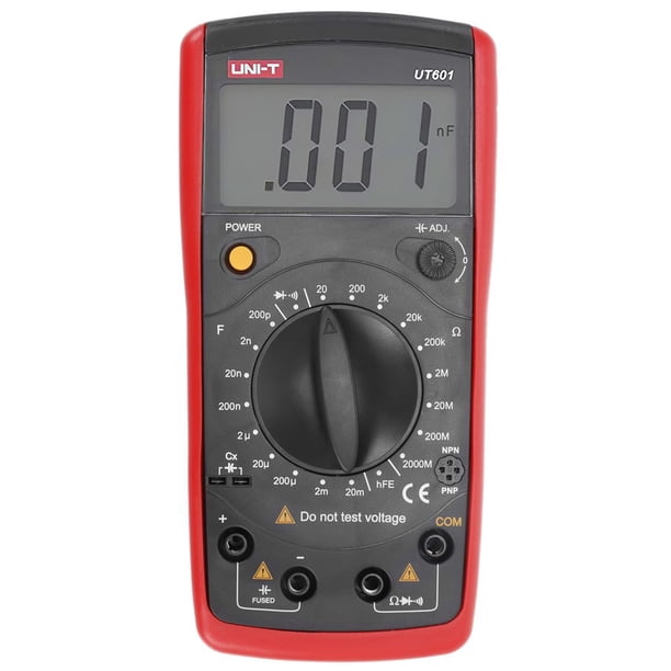 Medidor De Capacitancia Digital De Mano Medidor De Capacitancia De Inductancia De Alta Precisión Pantalla Clara Medidor De Capacitancia Digital Con Interruptor De Rango Para La Industria Guardurnaity TO003872-00