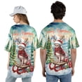 thumbnail image 5 of Merry Christmas Santa Reindeer Antlers Sphynx Sleigh Xmas Winter Holiday All Over Print 3D Baseball Shirt Cat Lover Kitten Owner Gifts Idea Softball Sport - 00023, 5 of 6