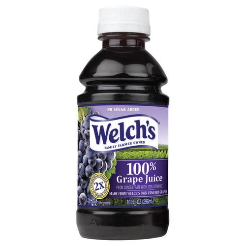 Welch's 100% Concord Grape Juice, 10 Fl. Oz. - Walmart.com - Walmart.com