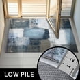 thumbnail image 5 of Bleum Cade 2x3 Doormat Washable Rug,Large Soft Modern Non Slip Abstract Bedroom Rug,Contemporary Area Rugs for Bathroom,Blue, 5 of 9