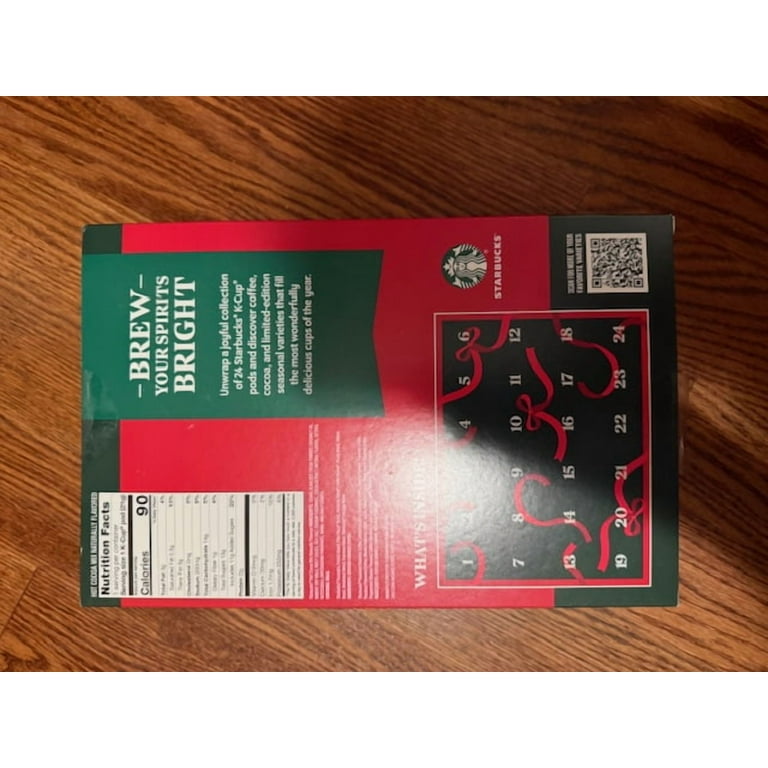 Starbucks Advent Calendar Keurig Exclusive Holiday 24 K Cups Pods
