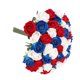 thumbnail image 4 of 50 Pcs Realistic Artificial Red Blue White Roses for Memorial Day Table Centerpiece Decoration, 4 of 4