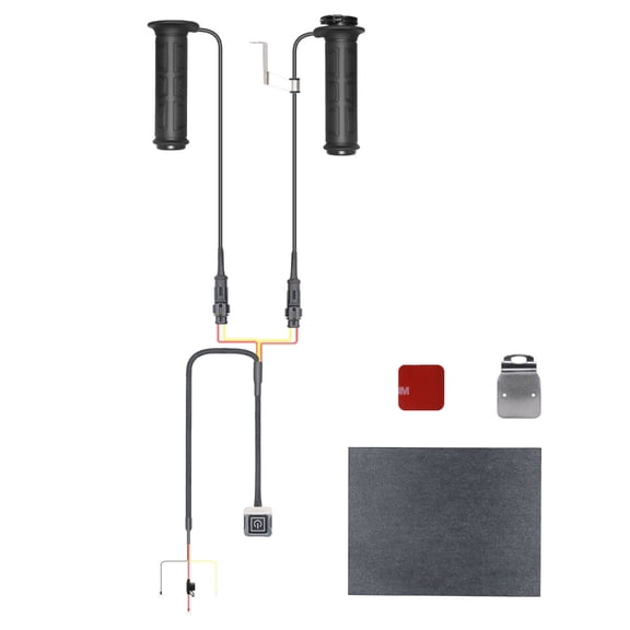 Zeiwohndc 12V Motorcycle Heated Handles Grips 22mm 7/8'' Handlebar Heater Warmer Kit