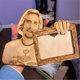 thumbnail image 1 of Regalo de decoración de escritorio ZefeiWu marco de foto de retrato de madera retro, 1 of 1
