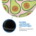 thumbnail image 5 of Disketp Cute Avocado Small Mouse Pad 7.9x7.9 Inches,Washable Round Mousepad For Office Laptop Computer,Non-Slip Rubber Base Mouse Pads For Wireless Mouse, 5 of 9