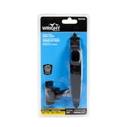 Wright Products Steel Colonial Tie Down Push Button Door Latch for Screen and Storm Doors, Black