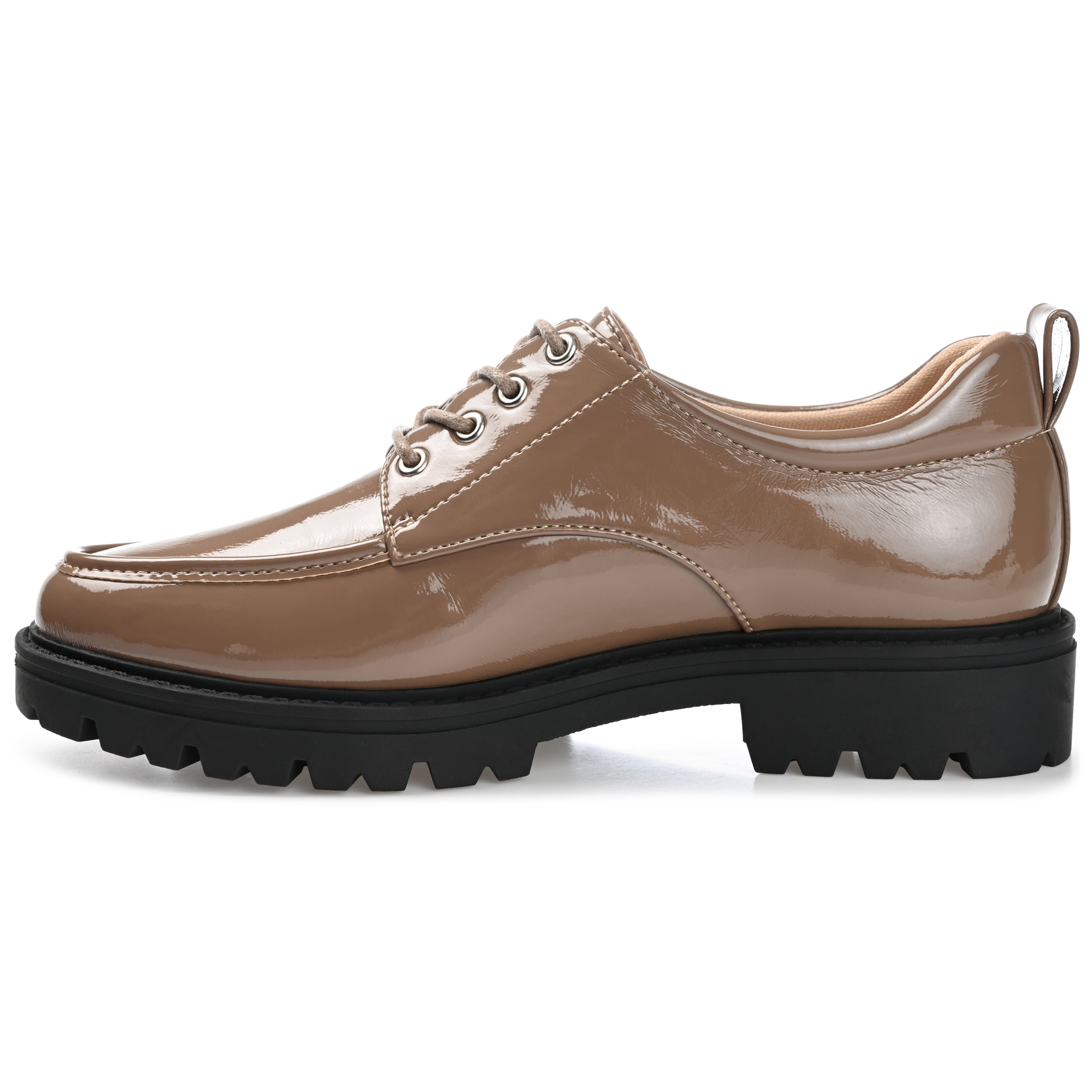 Journee Womens Zina Almond Toe Lace-up Oxford, Widths Available
