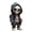 color, variant on Halloween Sweatshirt Skull Dolls Resin Crafts Gothic Skeleton Man Sculpture (C)