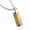 Gold, variant on Men's Stainless Steel Vintage Chinese Style Rotatable Open Flute Turner Pendant Necklace Rose Gold