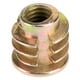 thumbnail image 5 of 50 PCS M4 Threaded Inserts for Wood Furniture Screw in Threaded Insert Nuts Zinc Alloy Threaded Fastener, 5 of 5