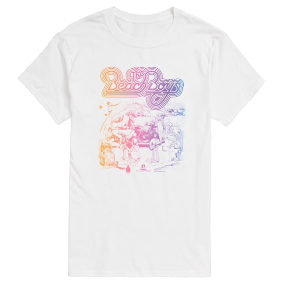 The Beach Boys - Rainbow Short Sleeve Graphic T-Shirt