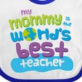 thumbnail image 4 of Inktastic Teacher Mommy Boys or Girls Baby Bib, 4 of 4